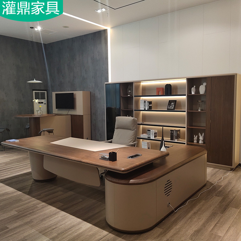 最新款老板桌，設(shè)計(jì)與功能的完美融合，展現(xiàn)尊貴辦公風(fēng)采